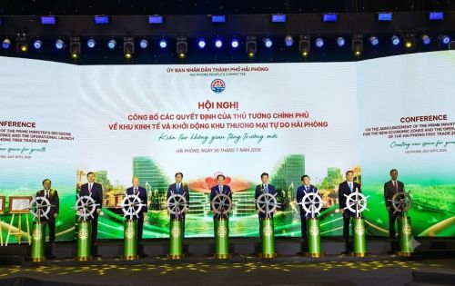 HAI PHONG OFFICIALLY ANNOUNCES THE PRIME MINISTER’S DECISIONS ON THE ECONOMIC ZONE AND LAUNCHES THE HAI PHONG FREE TRADE ZONE