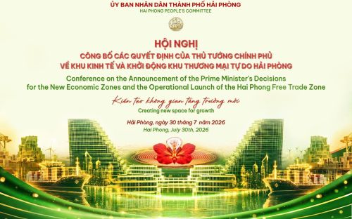 HẢI PHÒNG CHÍNH THỨC CÔNG BỐ CÁC QUYẾT ĐỊNH CỦA THỦ TƯỚNG CHÍNH PHỦ VỀ KHU KINH TẾ VEN BIỂN PHÍA NAM VÀ KHỞI ĐỘNG KHU THƯƠNG MẠI TỰ DO HẢI PHÒNG